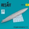 RESKIT RSU32-0115 610 GALLON FUEL TANK FOR F-15 (1 PCS) (3D PRINTED) 1/32